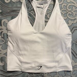 Gymshark Women's White Sports Bra